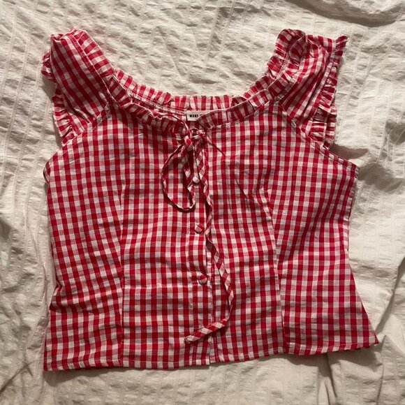 ‘many many clothes uk’ gingham matching set - Picture 3 of 4